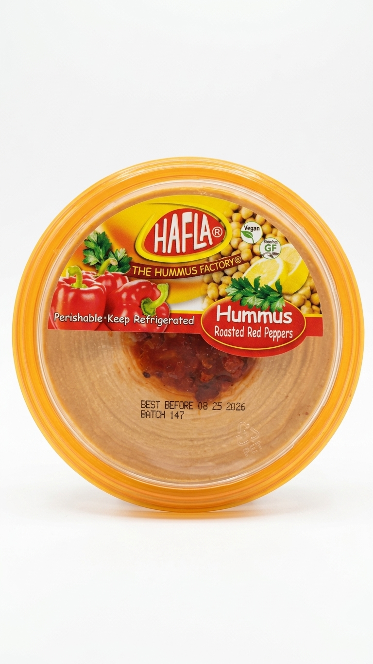 Hummus Roasted Red Pepper 10oz