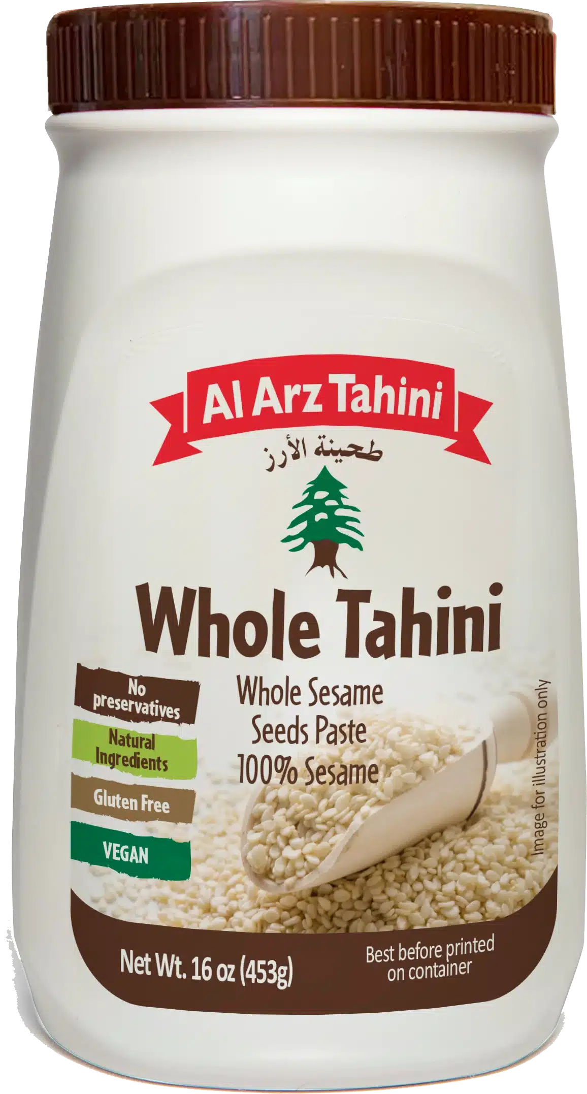 Al Arz Tahini Whole Sesame 16oz
