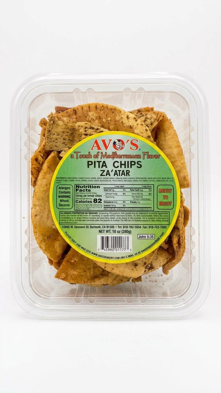 Avos Pita Chips - Zaatar