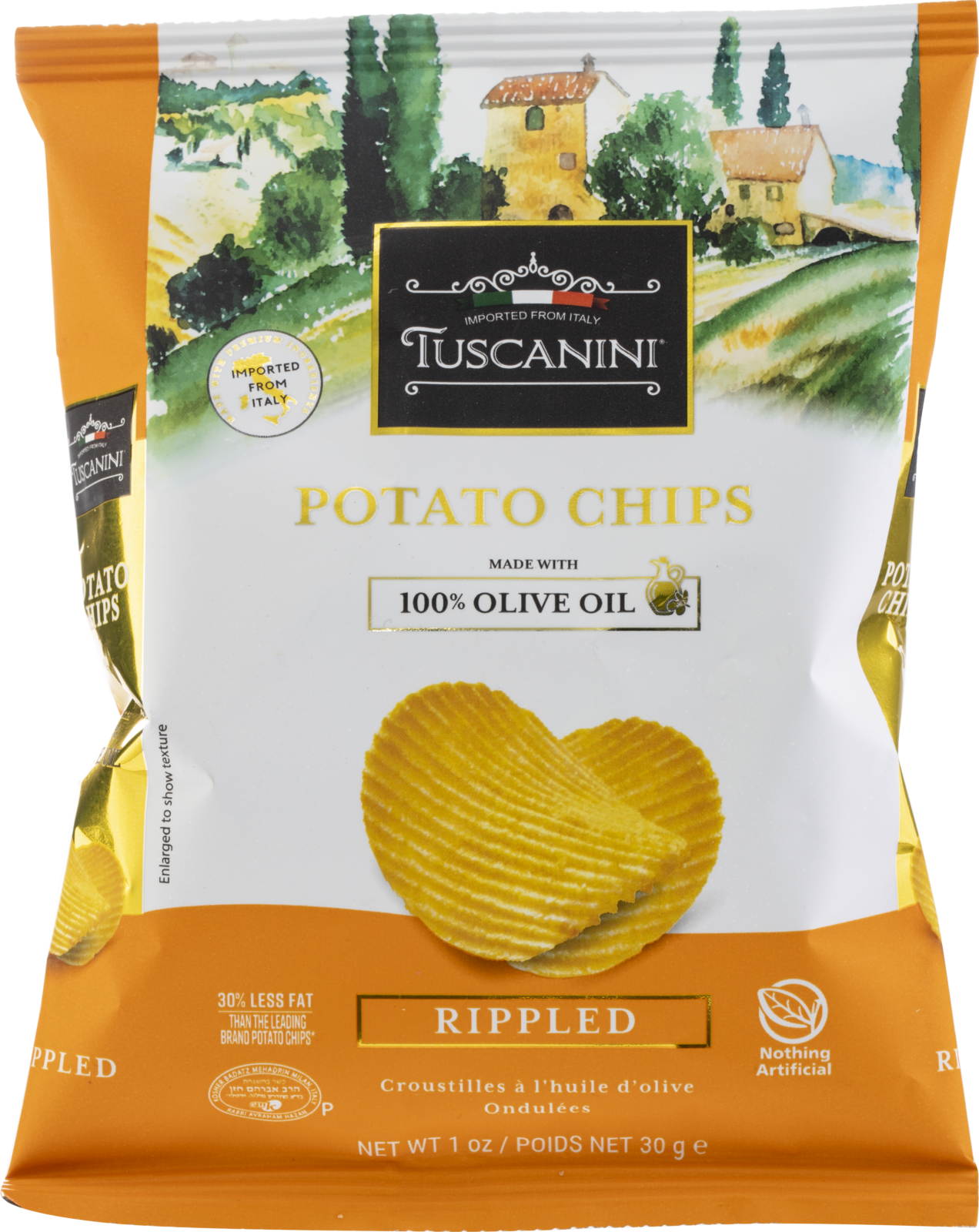 Tuscanini rippled potato chips