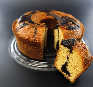 Asal Banou Round Cake - Marble