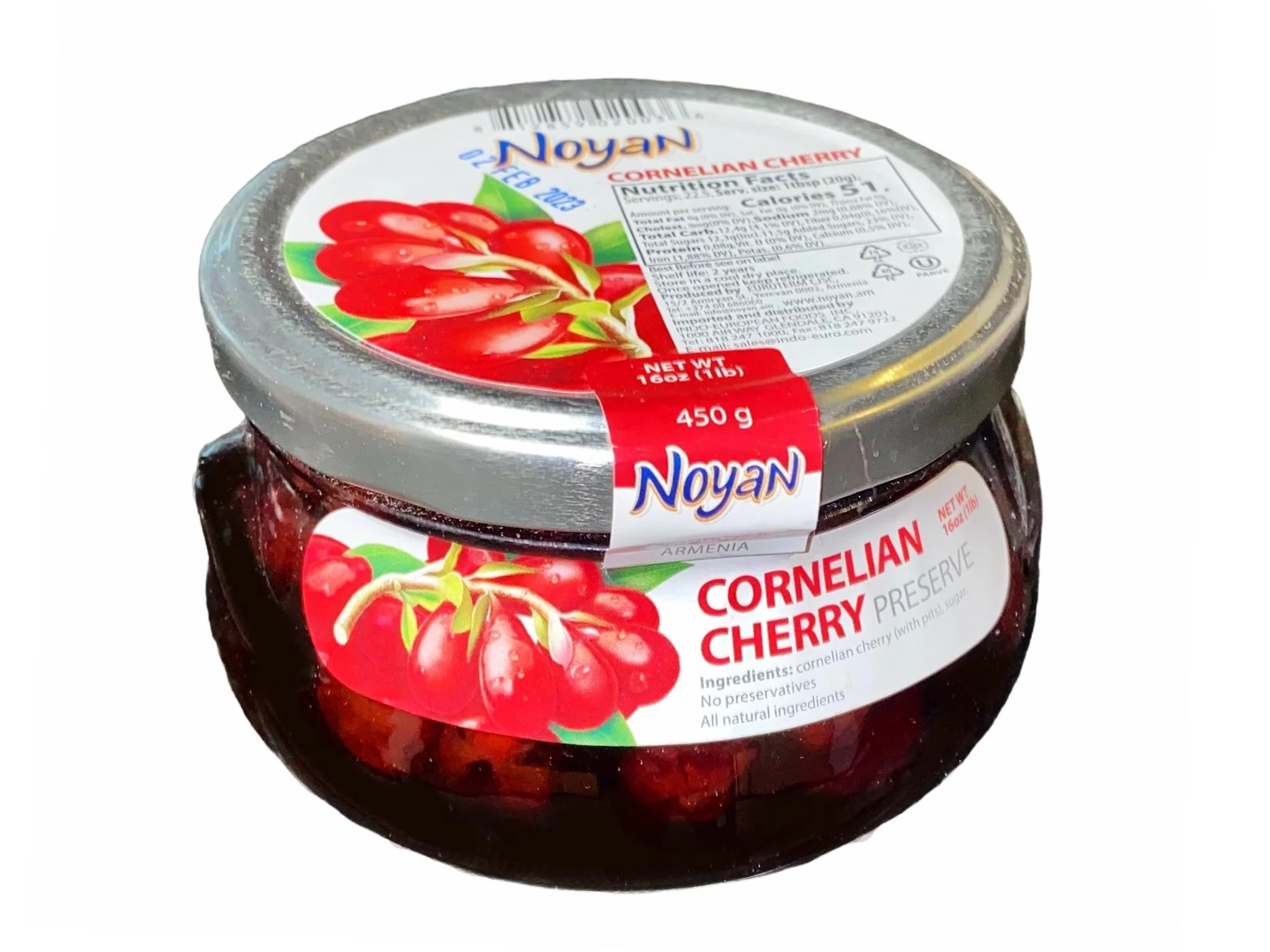 Noyan Cornelian Cherry 16oz